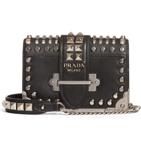 prada studded crossbody bag.